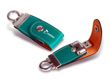 ビジネス昇進の革 USB のフラッシュ ドライブ USB 2.0 1GB - 64GB 容量