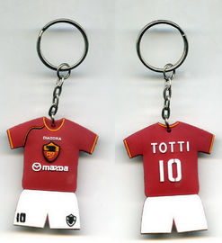 マンチェスター・ユナイテッドの赤いフットボールの昇進の Keychains 柔らかいポリ塩化ビニール/ゴム