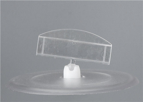 明確なプラスチック クリップ印のホールダー/店のための値段のホールダー クリップは表示します