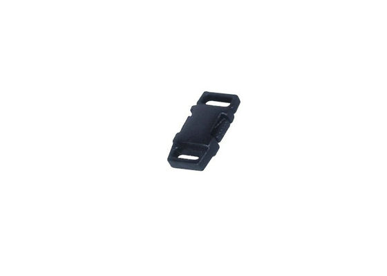 プラスチックは円形のクレジット カードおよび名前入りの記章の締縄の付属品 T-124 のためのストッパーを滑らせました