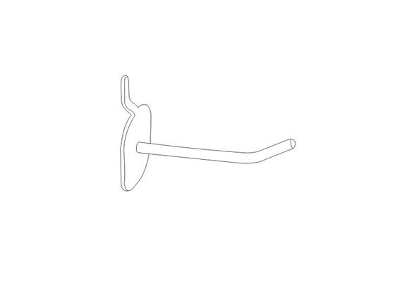 クロム/亜鉛/ニッケル版 31146,31147,31148,31149 が付いている掛かる鋼線の pegboard の小売りの表示ホックを貯えて下さい