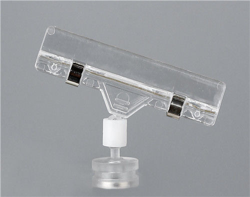 透明な 30mm クリップが付いている磁気基礎広告 POP の表示クリップ