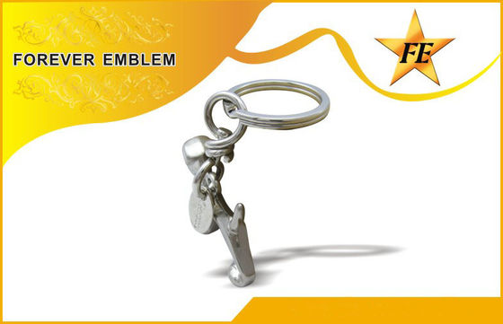 ステンレス製の鉄、アルミニウム旧式なめっきの終わりを用いる 3D 金属昇進の Keychains
