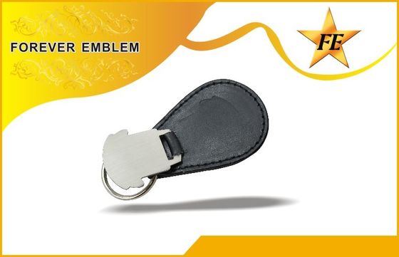 、PU、注文の金属のロゴのポリ塩化ビニール革昇進の Keychains 本物