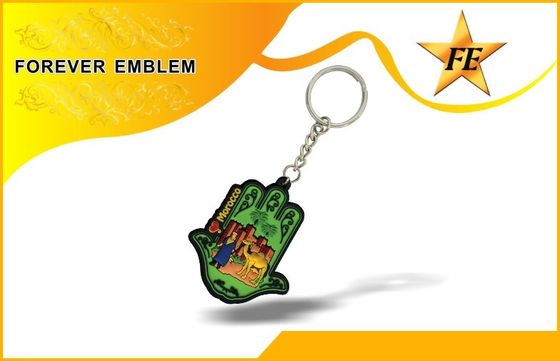 環境に優しく柔らかいポリ塩化ビニール 3D は昇進の Keychains をカスタム設計します