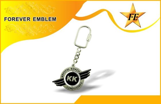 ニッケル メッキの亜鉛合金の注文の金属昇進の Keychains