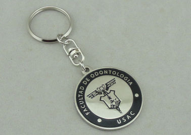 USAC の黄銅によって押される模造堅いエナメルの昇進のニッケルの Keychain 亜鉛合金