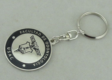 USAC の黄銅によって押される模造堅いエナメルの昇進のニッケルの Keychain 亜鉛合金