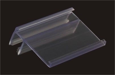たなラベル ポリ塩化ビニールの小売りの印のホールダー 0.2mm -防水との 2mm