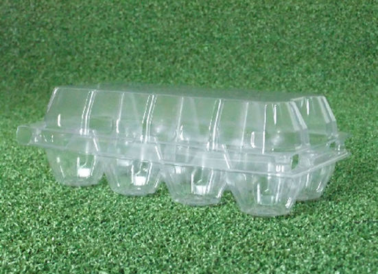 防水ペット透明な卵の皿は、15のキャビティ カートンの包装に卵を投げつける