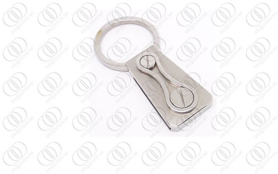 ブラシをかけられ、磨かれた終わりを用いるねじ 316L ステンレス鋼の キーホルダー のキーのホールダー