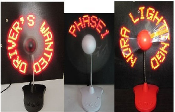ファンが付いているビジネス ギフト/LED ライトのための魅了の 110MM LED の点滅ファン