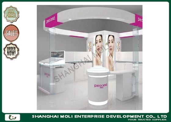 カスタマイズされた反対のアクリルの化粧品の陳列だなの小売りの表示装置