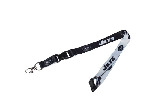 ニューヨーク・ジェッツ NFL のフットボールの締縄の取り外し可能な Keychain のネックレス ID のバッジ ホールダー-分離