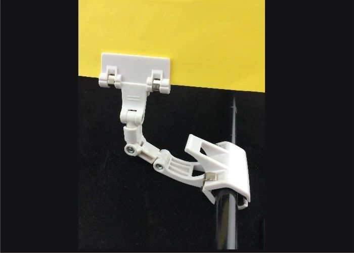 切符、棚の昇進カードのための値段のホールダー クリップ表示