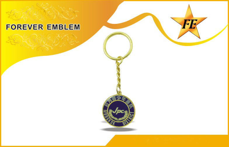 チームでき事のためのフル カラーの印刷の青銅の銅円形の昇進の Keychains